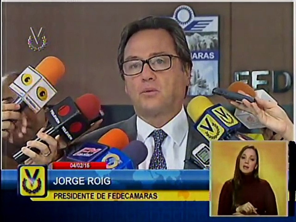 Venevisión: Fedecámaras advierte sobre persecución del Gobierno en contra del sector privado