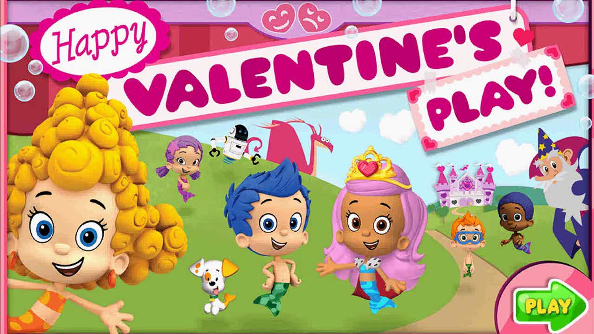 Bubble Guppies - Happy Valentine's - Kids Game Movie.
