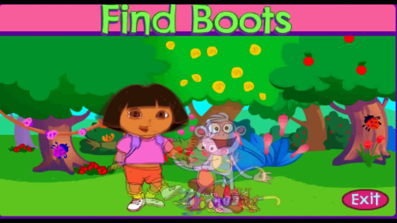 Dora Find Boots - Dora Game Movie - Dora The Explorer
