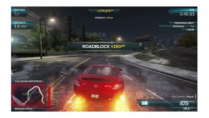 Trailer - Need For Speed Most Wanted (4ème Vidéo de Gameplay)