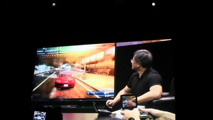 Reportage - nVidia Project Shield (NFS Most Wanted PC en Streaming 4K au CES 2013 !)