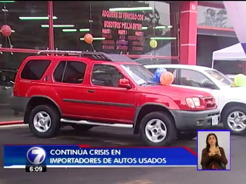 Importadores de autos usados se declaran en crisis