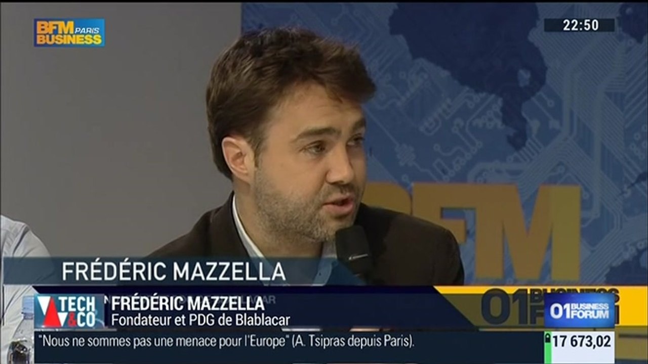 01 Business Forum (3/3): "BlaBlaCar rend une certaine forme de liberté de déplacement à ses usagers", Frédéric Mazzella - 04/02
