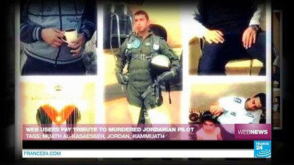 Web users pay tribute to murdered Jordanian pilot