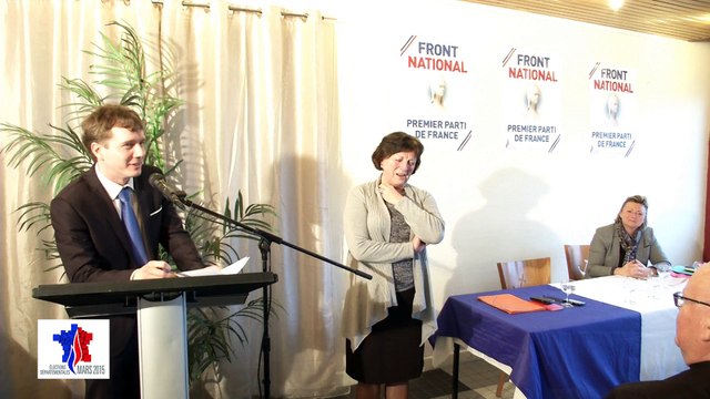 Galette des Rois Front National Boulogne-sur-Mer Présentation des Candidats aux élections départementales