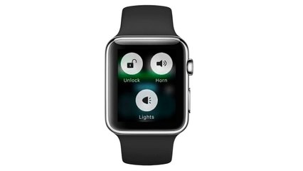 Apple Watch Tesla Car app screencast by ELEKS (unofficial)