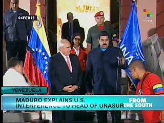 Maduro meets UNASUR chief in Caracas