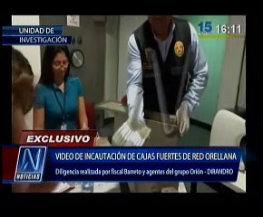 Rodolfo Orellana: Hallan más de S/.2 millones en cajas fuertes de seguridad
