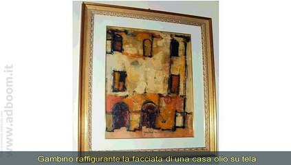 VENEZIA,    QUADRO DI GIUSEPPE GAMBINO "PAESAGGIO DI SAN GEMINIANO" EURO 3.000