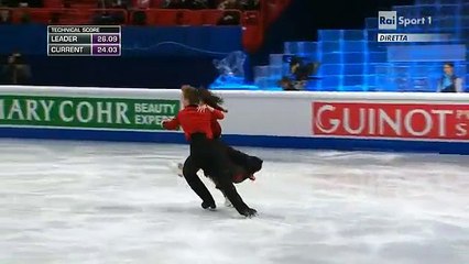 2015 European Championships Elena Ilinykh & Ruslan Zhiganshin Short Dance