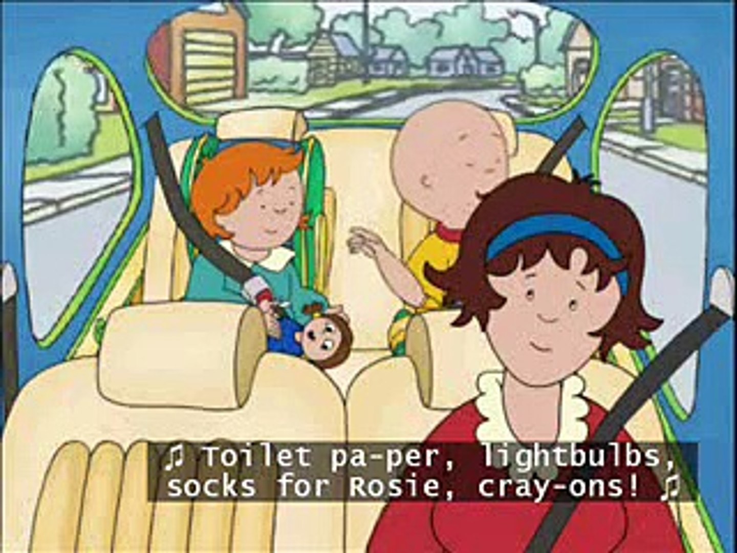 Rosie Caillou Characters