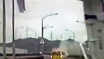 Dashcam Footage  Captures Taiwan Plane Crash