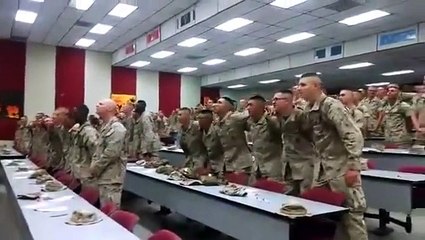 America's Marines Singing "Days of Elijah"
