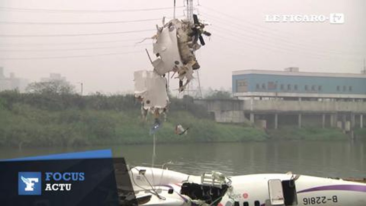 Crash à Taïwan : des opérations de recherche difficiles