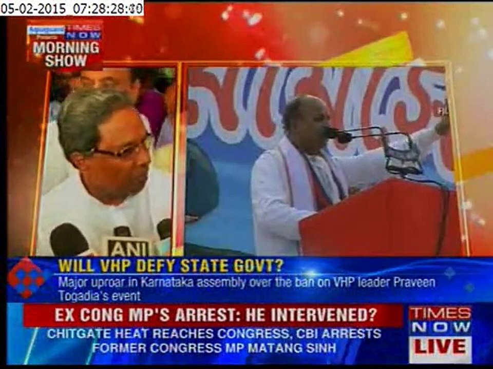 Uproar over Togadia ban
