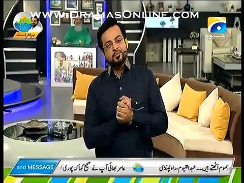 Amir Liaquat Badly Criticise Nawaz Shareef On Shikarpur Incident