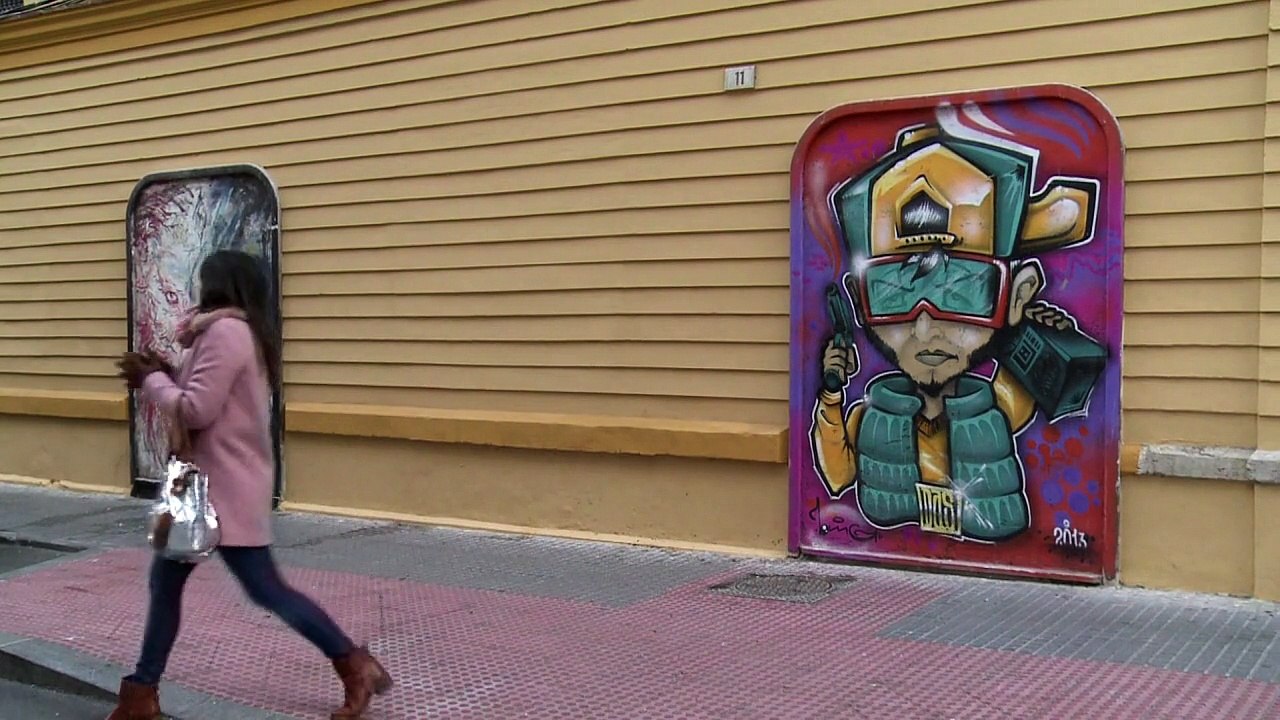 Málaga putzt sich raus - mit Street Art
