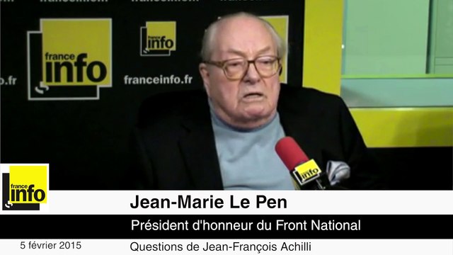 Jean-Marie Le Pen reste sceptique sur les attentats de Paris - Zapping