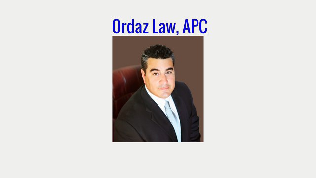 Injury Attorney San Diego - Ordaz Law, APC (619) 502-9125
