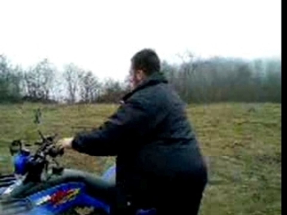 En quad et en campagnard
