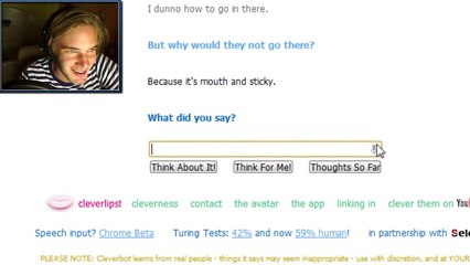 PEWDIEPIE PROPOSE TO CLEVERBOT! - Cleverbot - Part 2