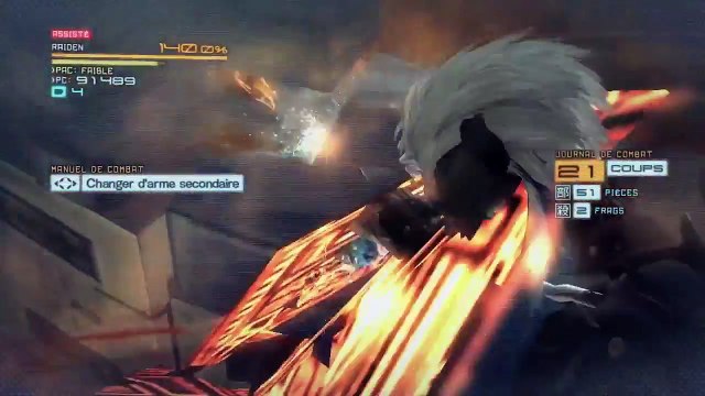 Test vidéo - Metal Gear Rising: Revengeance (Test Partie 1/2 - Graphismes et Gameplay)