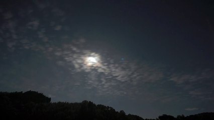 2014年11月05日 ミラクルムーン 171年ぶりの「後の十三夜」 タイムラプス ★閏9月13日★ ～7時間撮影～