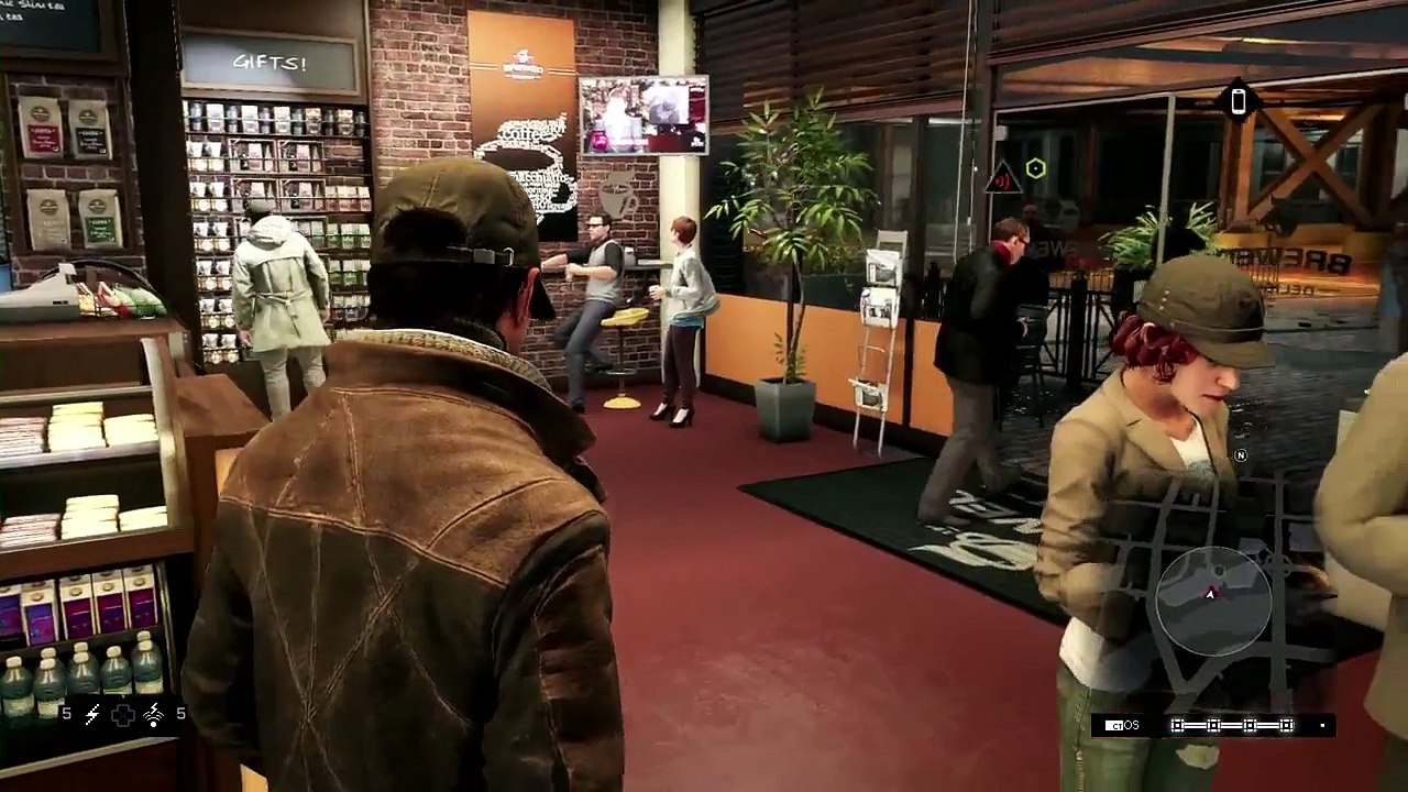 Extrait / Gameplay - Watch Dogs (Gameplay PS4 Aiden Hack - E3 2013 Sony)