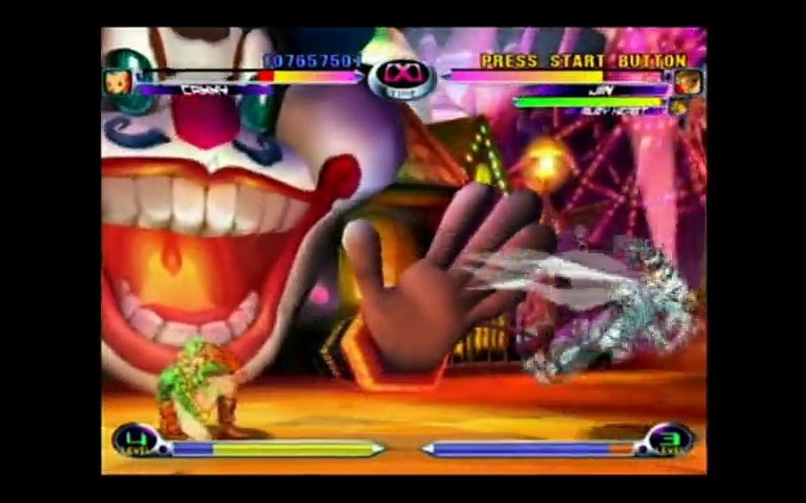 Test vidéo Dreamcast - Marvel VS Capcom 2: New Age of Heroes (Baston Royale en 2D)