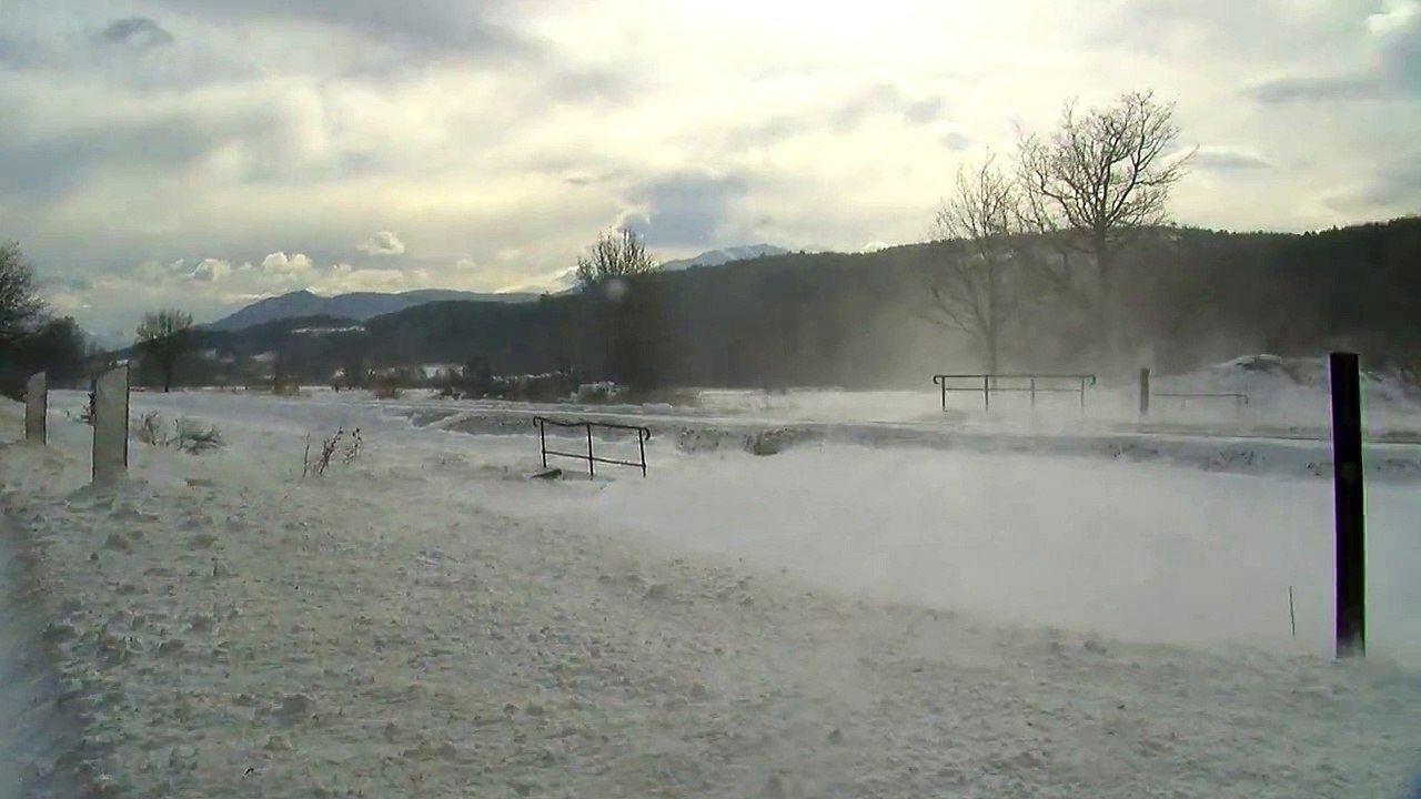 Hautes-Alpes: ambiance polaire entre Gap et la Bâtie-Neuve