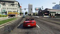 Extrait / Gameplay - GTA 5 (Gameplay Voiture Franklin - 1ère Mission)