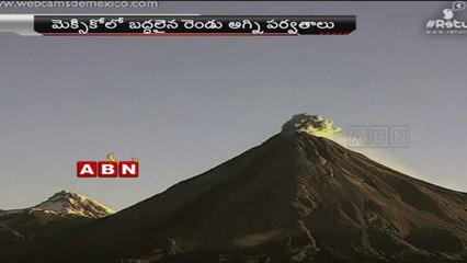 Mexico's Colima volcano spews gas and ash caught on camera (05-02-2015)