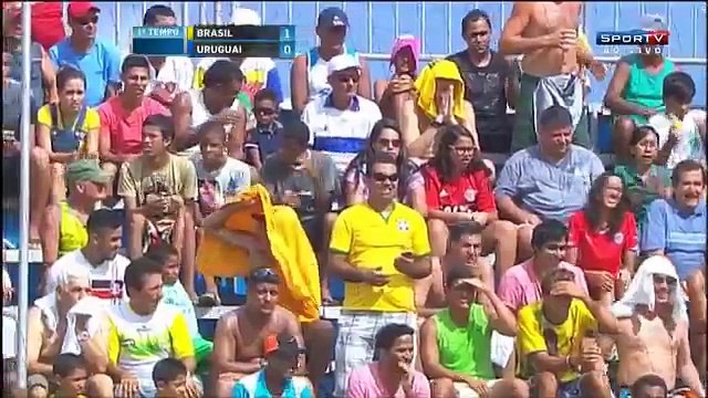 Os gols de Brasil 5 x 4 Uruguai pela Copa Sul Americana de Futebol de Areia‬ -
