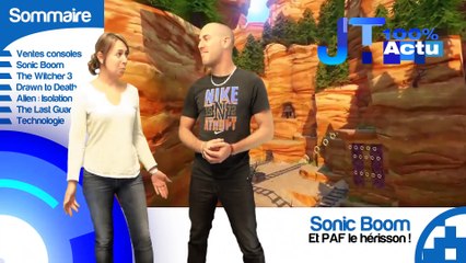 JT - JT 100% Actu et Humour (Sonic, PS4, Xbox One, Alien, Morpheus)
