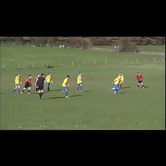 A perfectly timed Sunday League tackle!.cccc