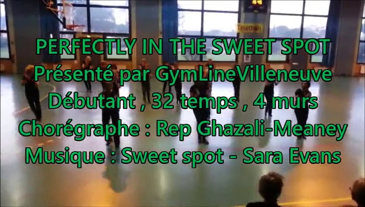 perfectly in the sweet spot linedance