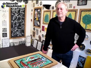 Tours: Dans l'atelier du peintre Dominique Spiessert