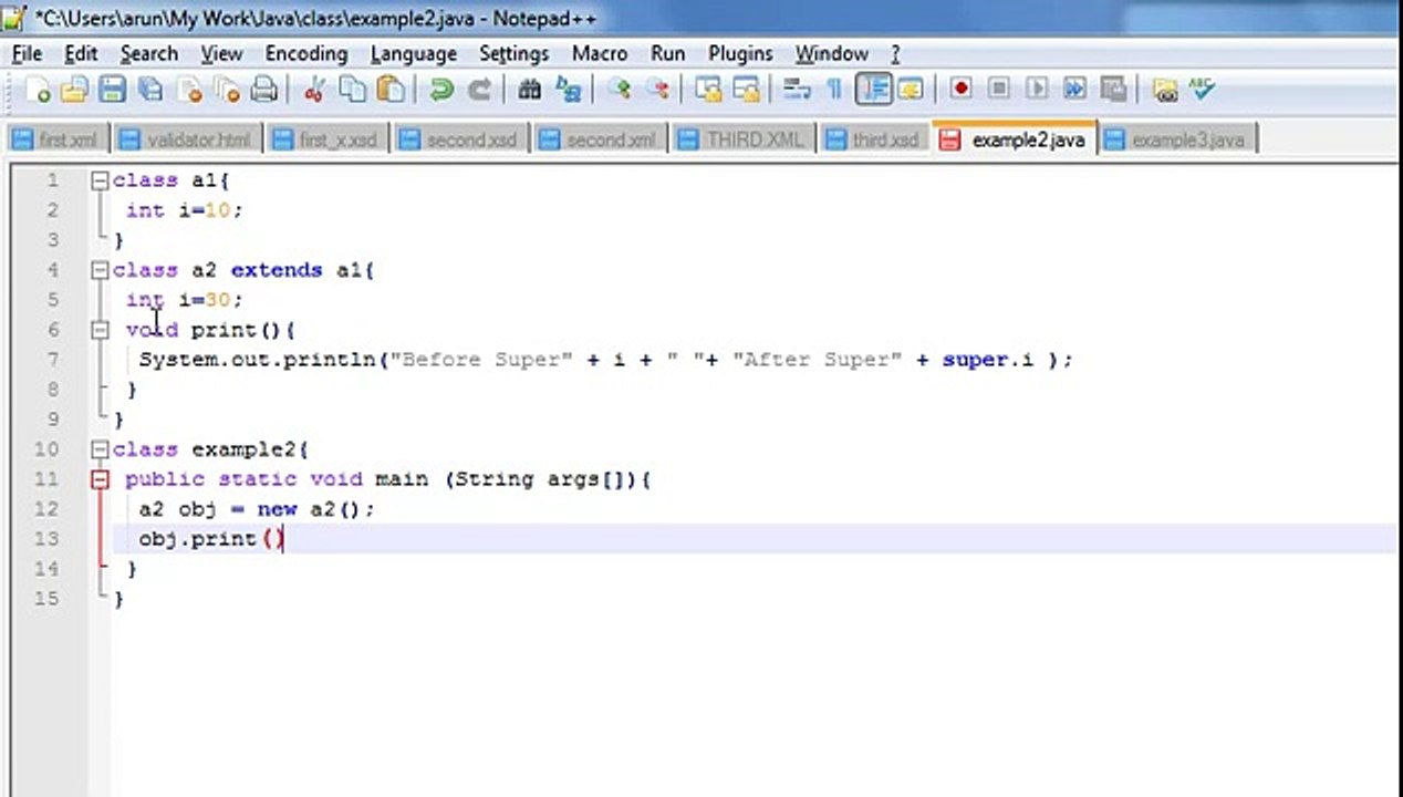 Learn Java in Urdu or Hindi 25 - Super