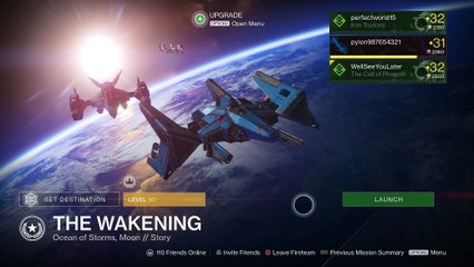 Destiny PS4 [The Dark Below DLC, Abyss Defiant, Black Hammer, Gjallarhorn] Coop Part 672 (The Wakening, Moon) Story [With Commentary]