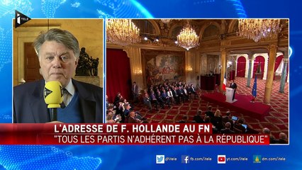 Collard sur Hollande : "il est resté dans un régiment de mots