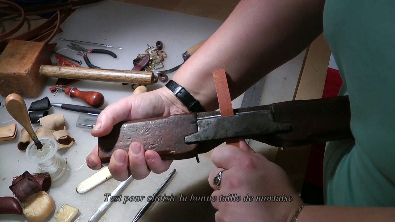 Tuto sellerie harnachement cuir : les enchapures en sellerie harnachement