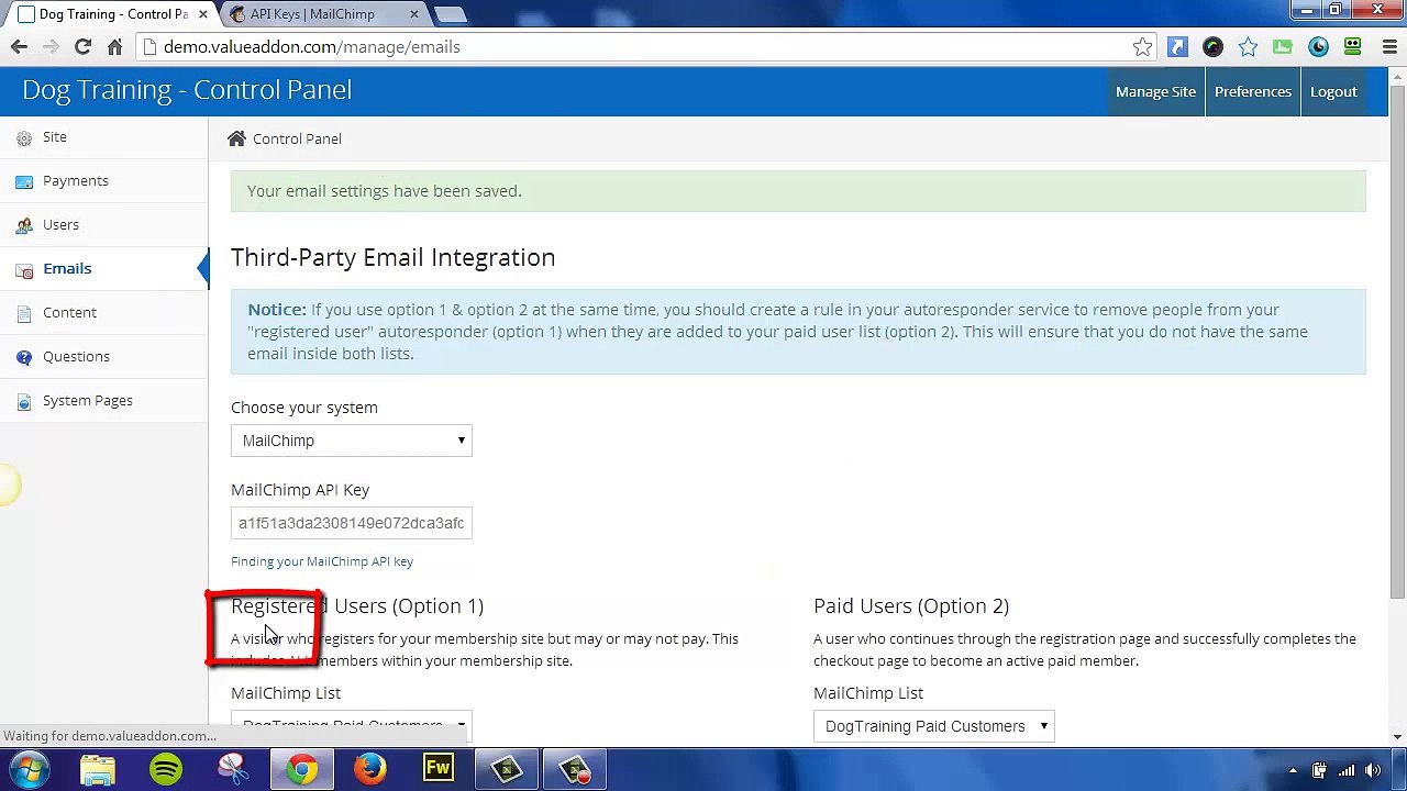 ValueAddon Software REVIEW: Integrating MailChimp Into Your Membership Site