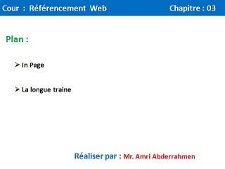 Référencement web chapitre 03