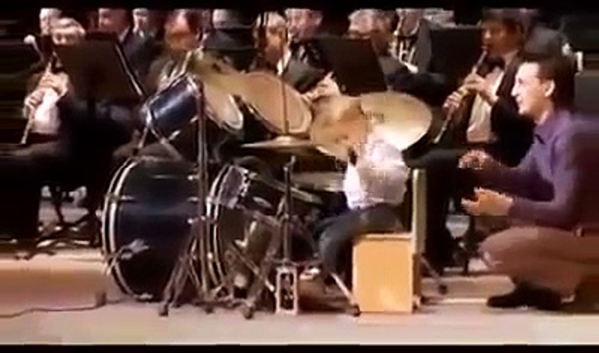 Lyonya Shilovsky - 3 Years Old Russian Drummer Leads Orchestra of Adult Musicians
