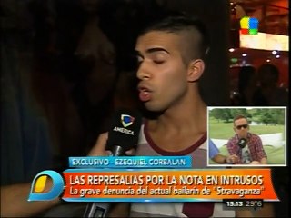 Pronto.com.ar - Las represalias contra el bailarín Ezequiel que habló