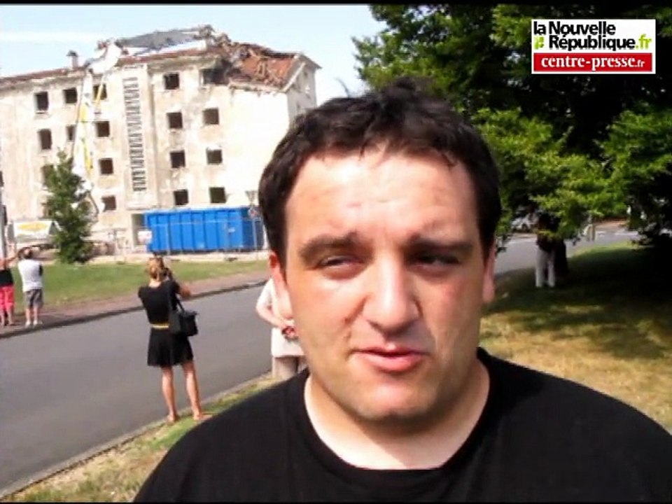 Déconstruction d'un immeuble à St Cyprien