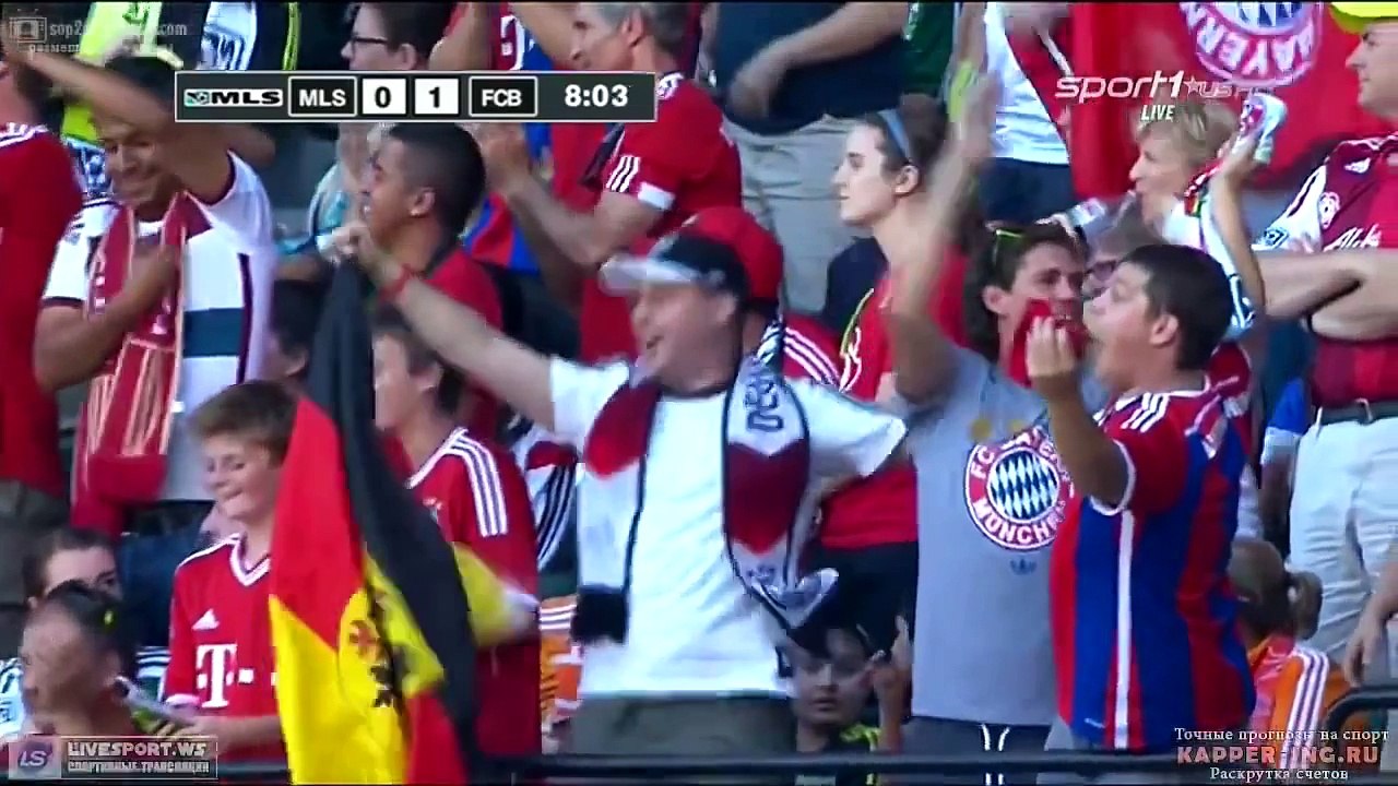 MLS All Stars vs FC Bayern Munich 2-1 Goal Highlight 2014 (Robert Lewandowski Goal) HD