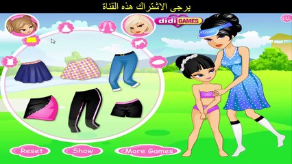 الغولف مع أمي واللباس لعبة - الأم وابنتها سوف شاحب الغولف