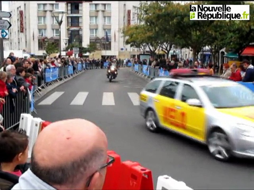 A l'arrivée du Paris-Tours
