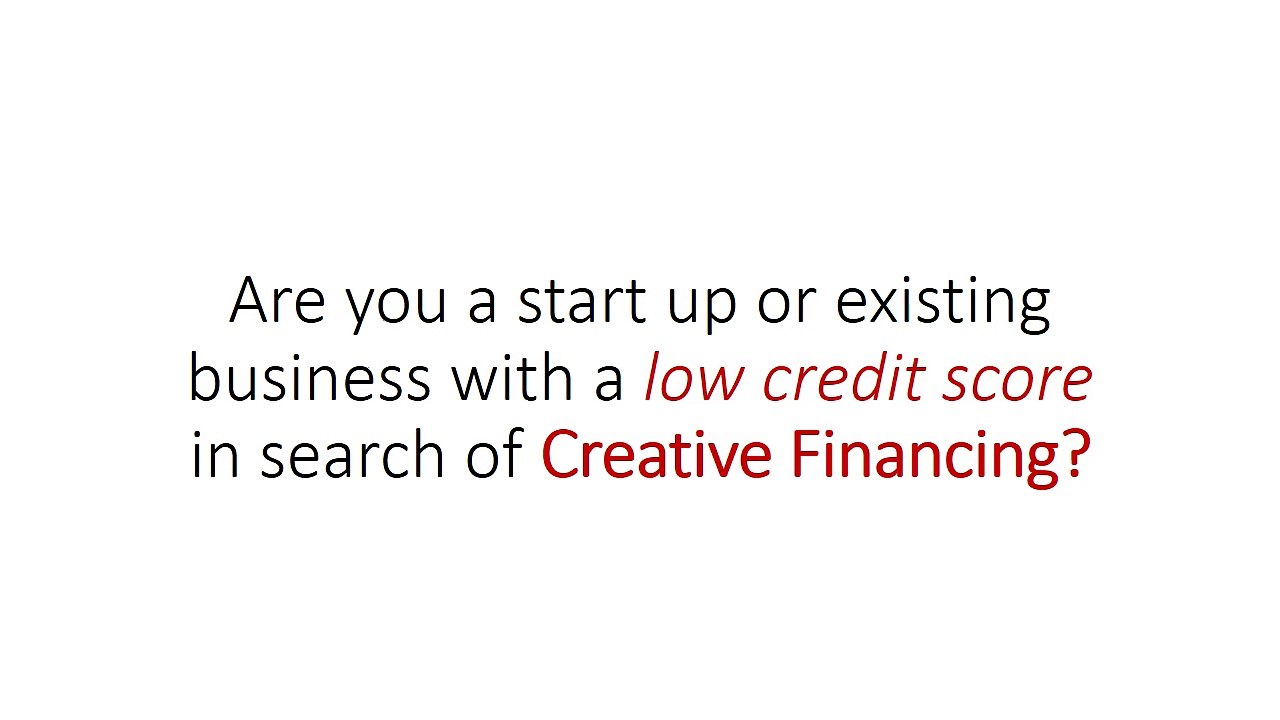 How to Get a Small Business Loan and Business Financing With Bad Credit